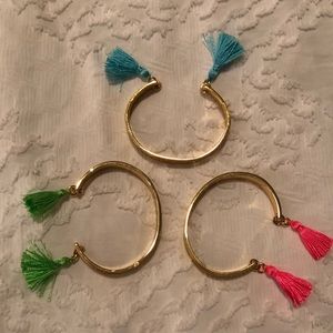 Lilly Pulitzer Stack Tassel cuffs